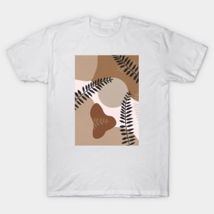 Botanical, Geometric, Minimalist, Abstract Art 2 T-Shirt